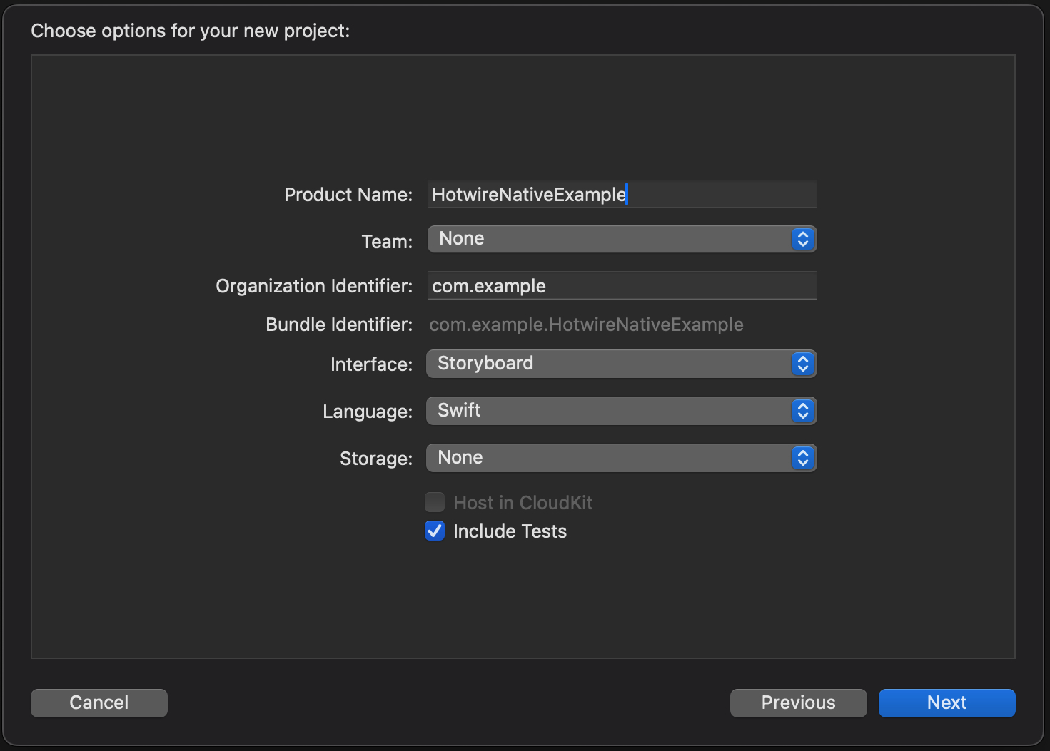 Configure Xcode project